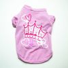 Breathable cool cotton vest for dogs in summer